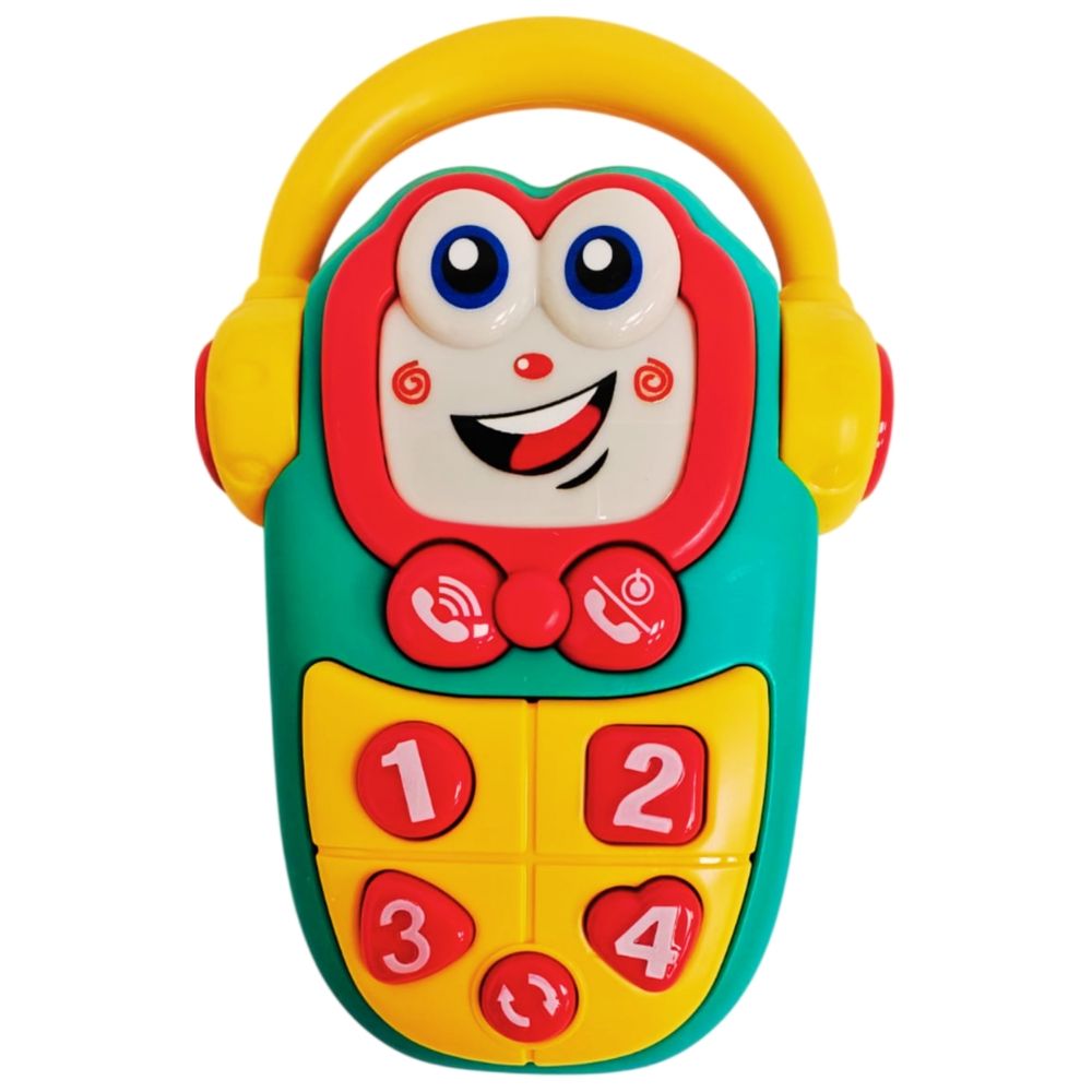 Little Angel - Baby Cute Cartoon Musical Phone Toy - Yellow