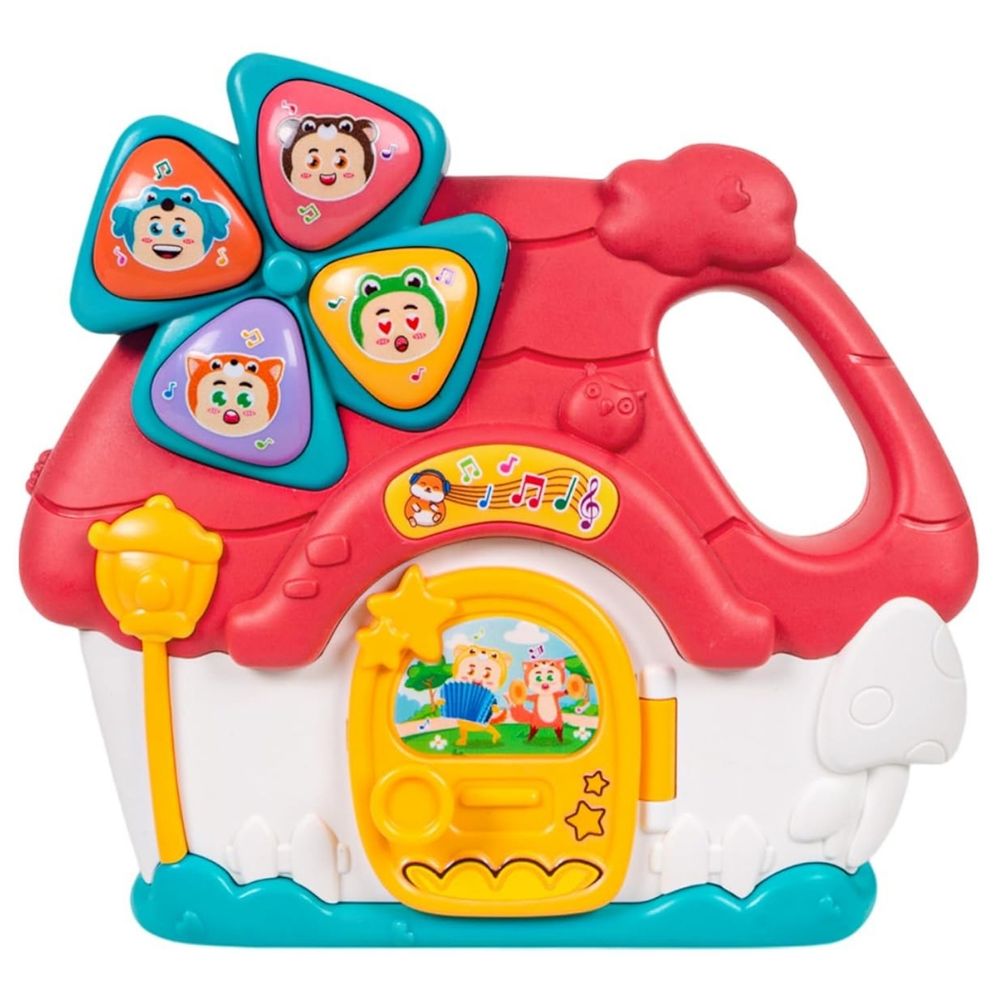 Little Angel - Baby Musical Activity House Toy With Lights & Sounds - Red
