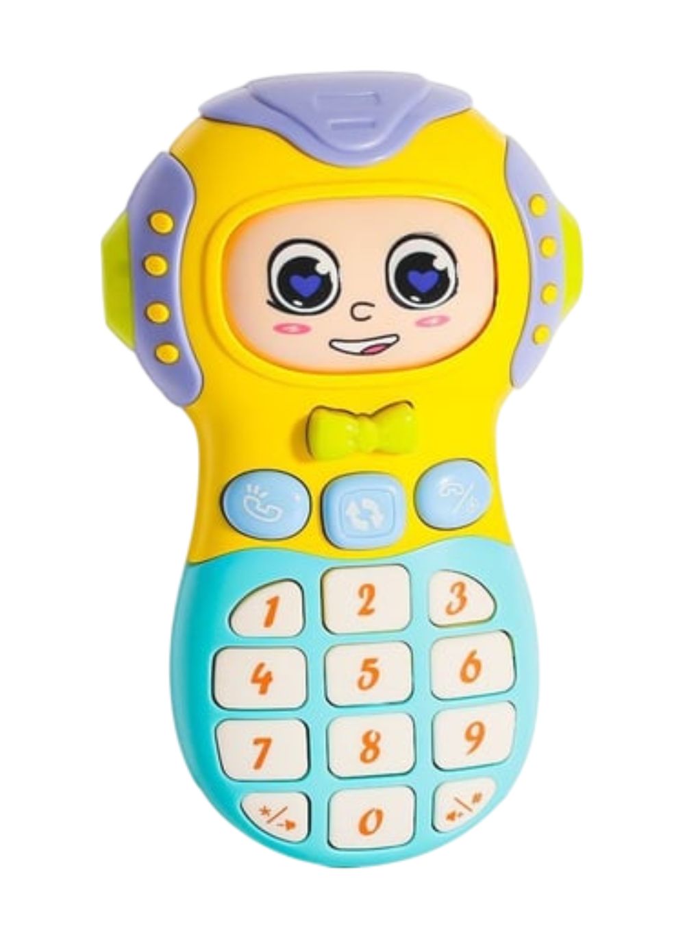 Little Angel Baby Musical Toy Phone - Multicolor