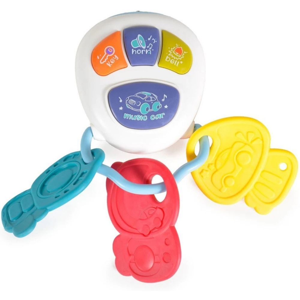 Little Angel - Baby Musical Remote & Key Rattle Toy - Multicolor