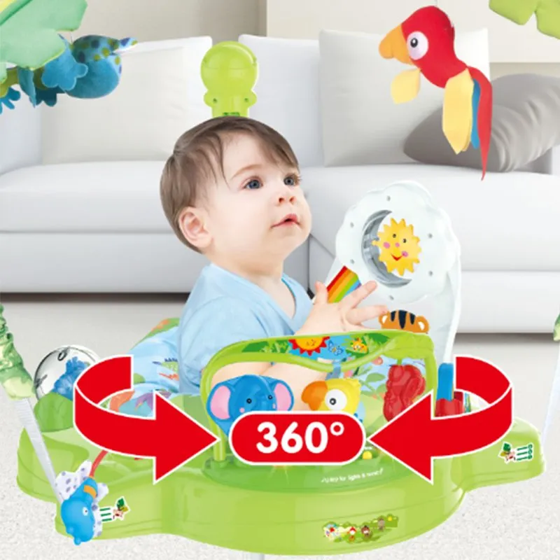 ليتل أنجل - مقعد هزاز لمركز أنشطة الأطفال - وردي