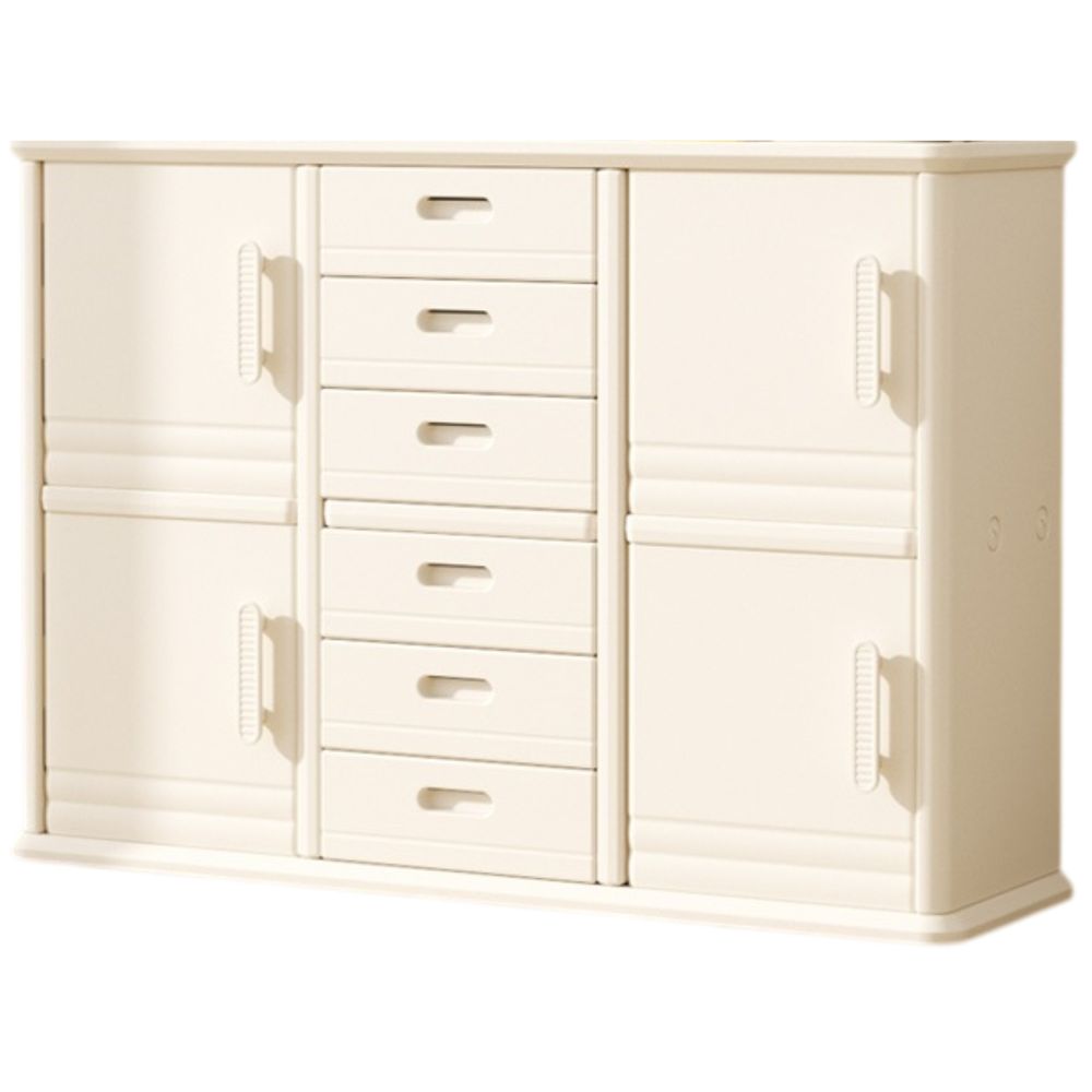 Little Angel Baby Nursery Organizer Cabinet With Drawers & Large Shelves - Beige