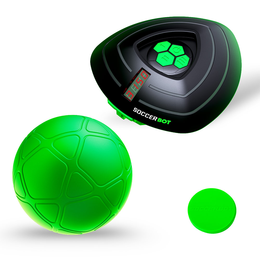 Golden Bear Strikesphere Soccer Bot - Black/Green