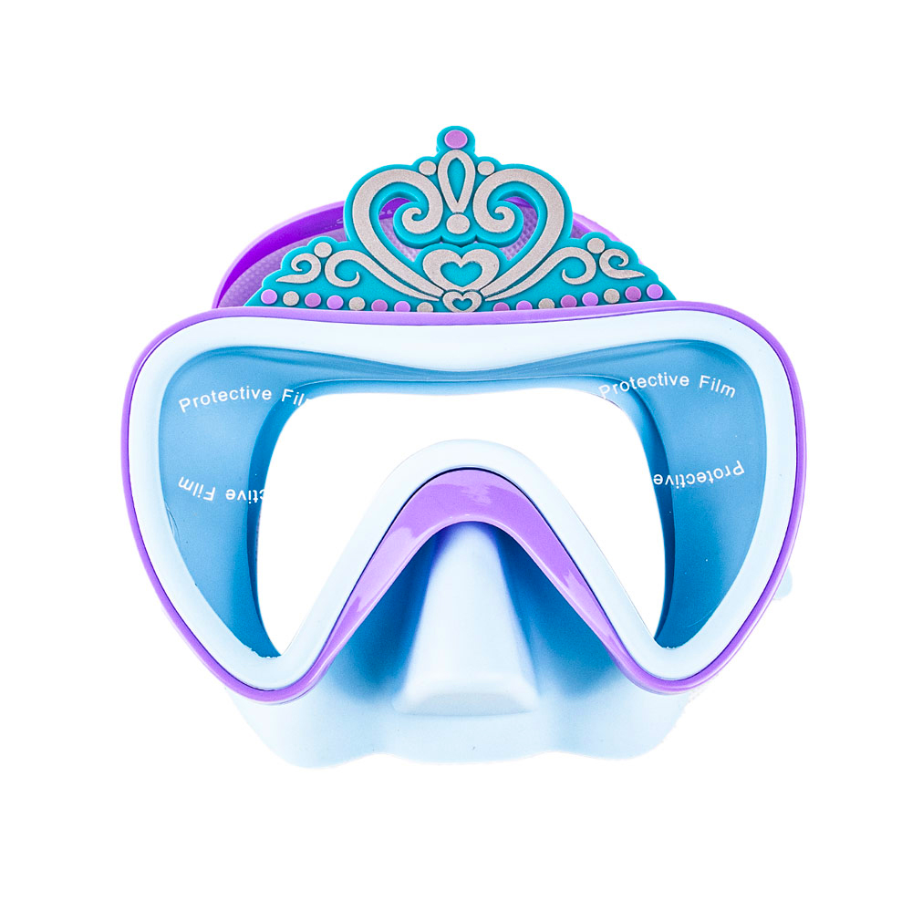 Bling2o - Aqua2ude Kids Swim Mask - Princess Crown Blue