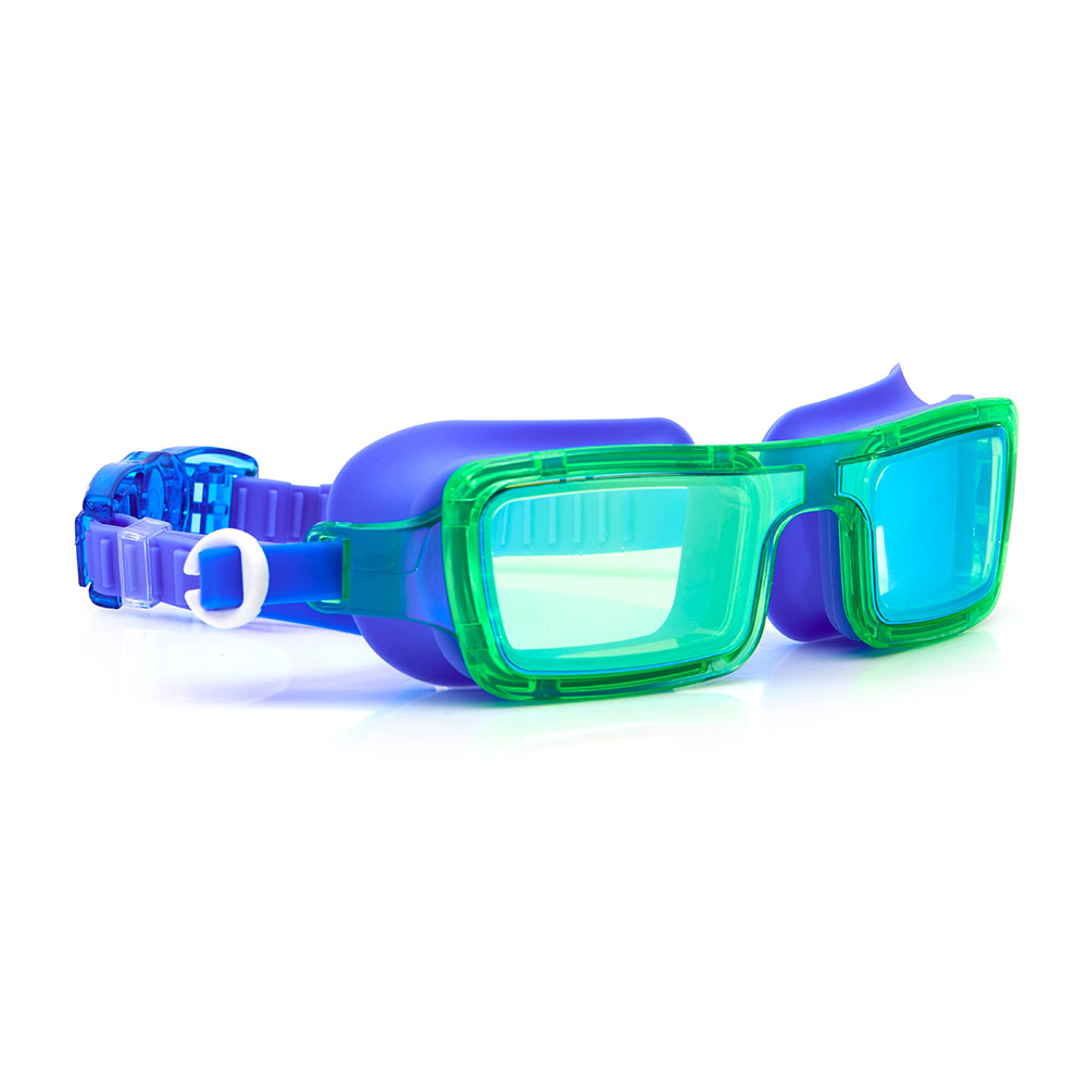 Bling2o - Retro Sea Breeze Kids' Swim Goggles - Blue