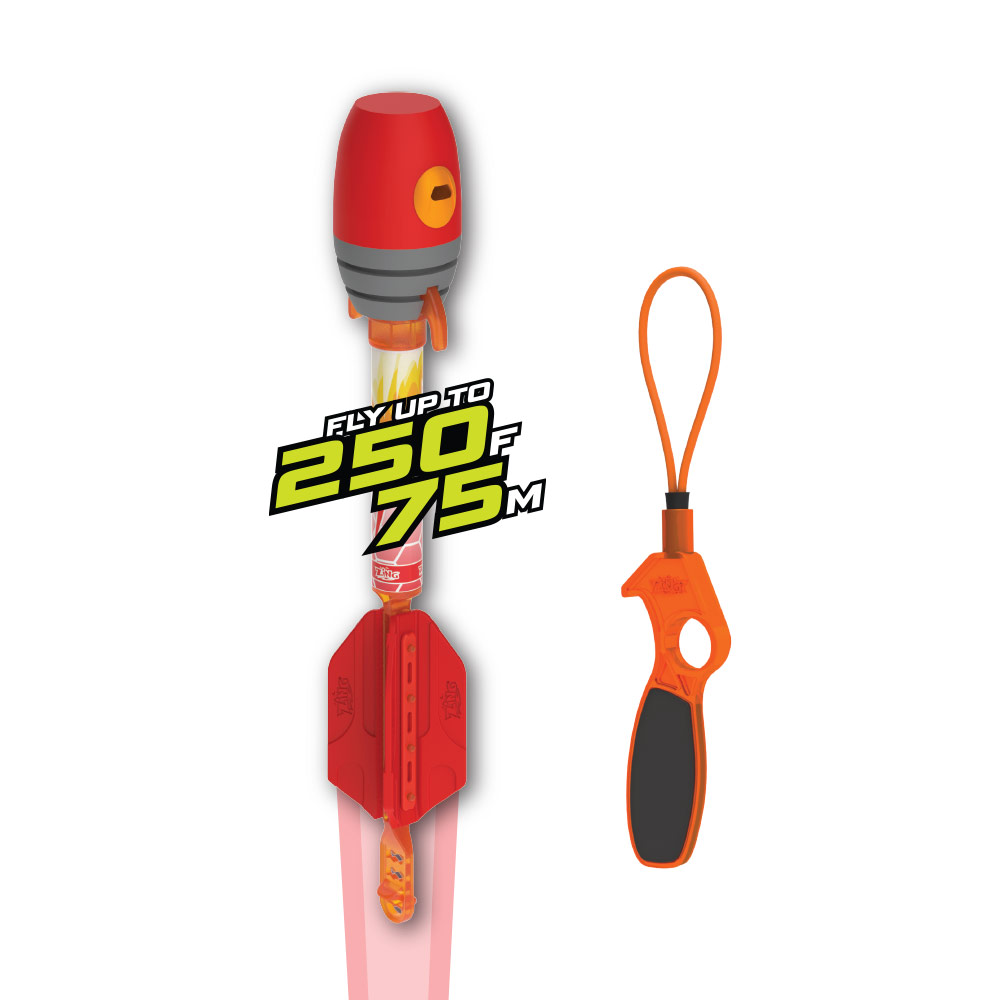 Zing - Air Storm Sky Ripperz Supersonic Rocket Launcher Set - Red