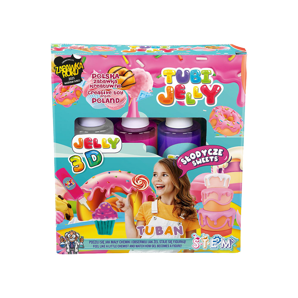 Tuban - Tubi Jelly Set With 3 Colors - Sweets