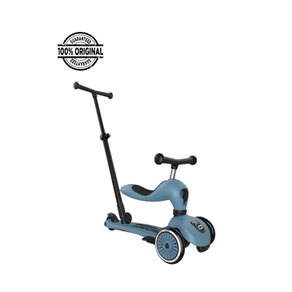 Scoot & Ride - 2-In-1 Highwaykick 1 Push And Go Scooter - Steel