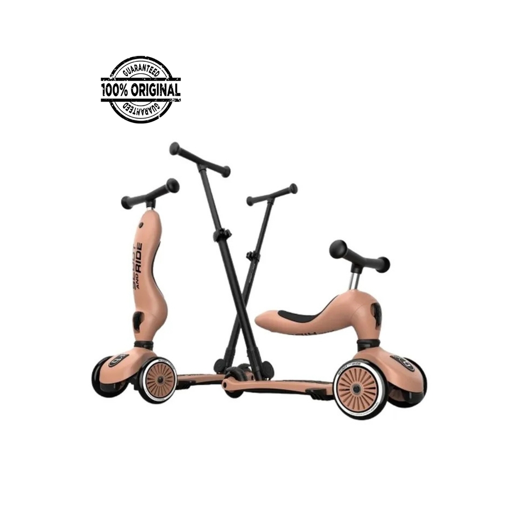 Scoot & Ride 2-In-1 Highwaykick 1 Push And Go Scooter - Mocha