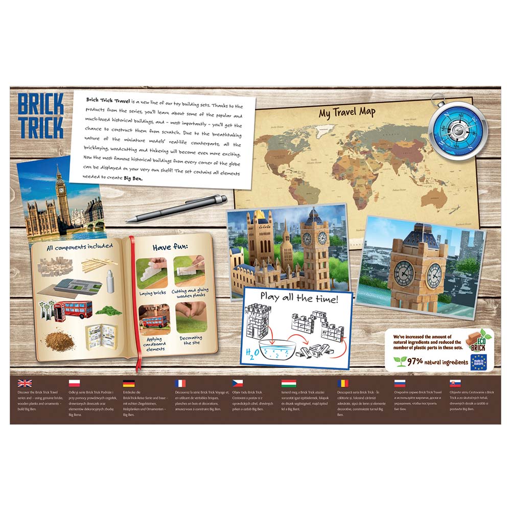 Bricks - Trick Travel Big Ben UK Kit - 290pcs