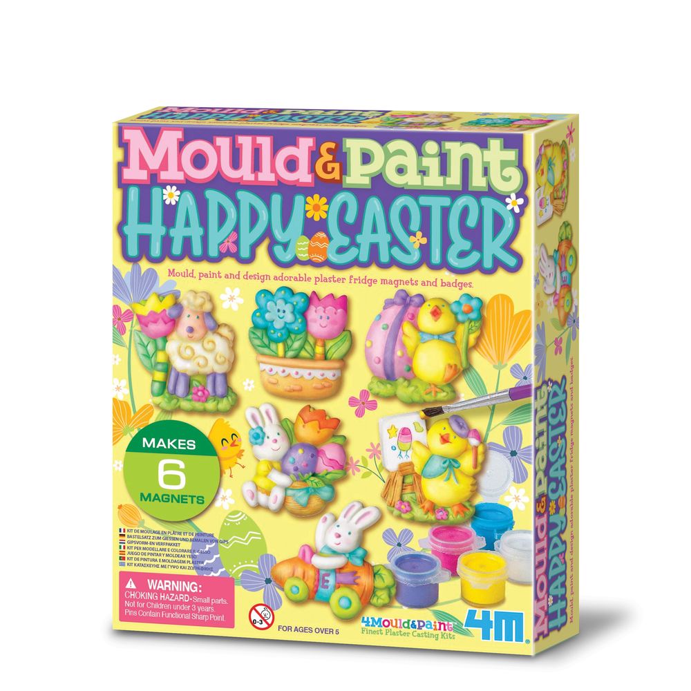 4M - Mould & Paint Craft Kit - Happy Easter