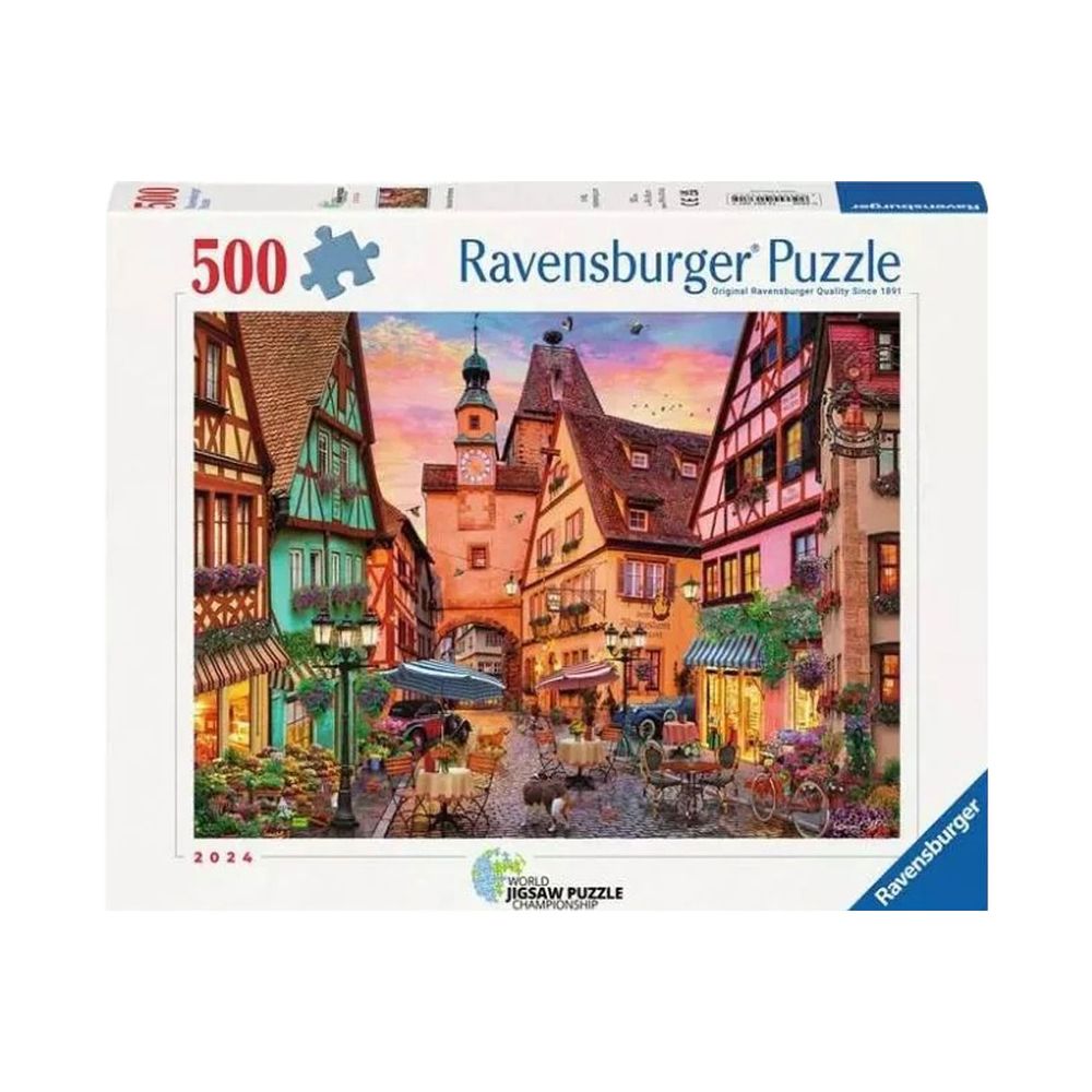 Ravensburger Bavarian Romance Jigsaw Puzzle - Scenic Alpine Village Nature - 500 Pcs