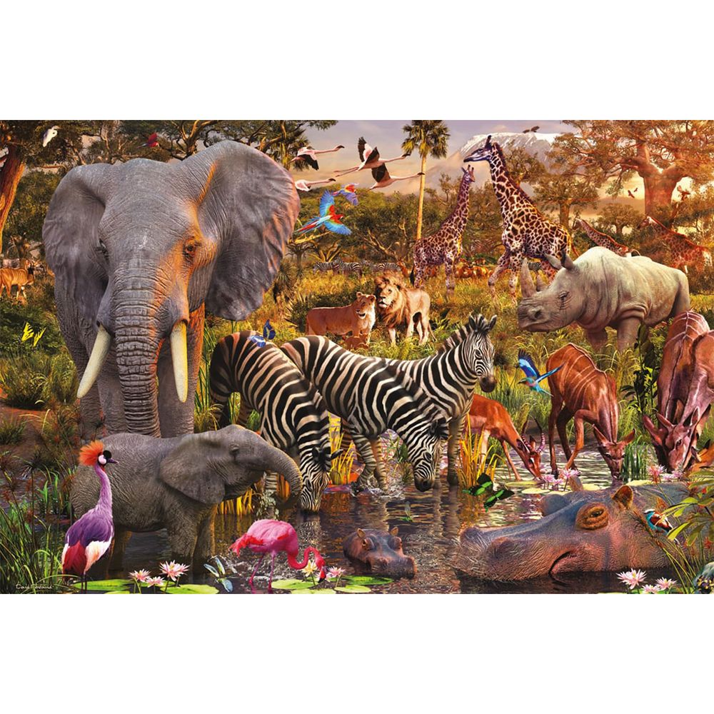 Ravensburger African Animal World Jigsaw Puzzle - 3000 Pcs