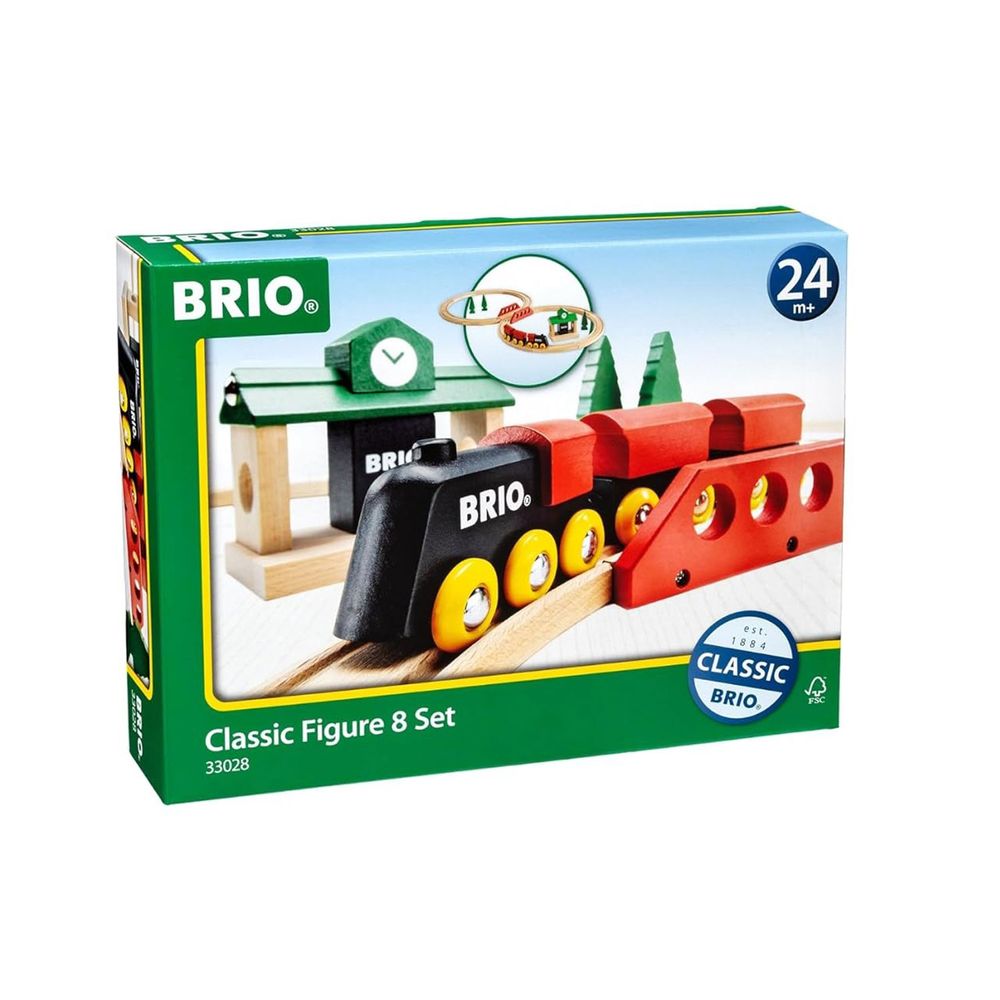 Brio - Classic Figure 8 Playset - Multicolor - 22 Pcs
