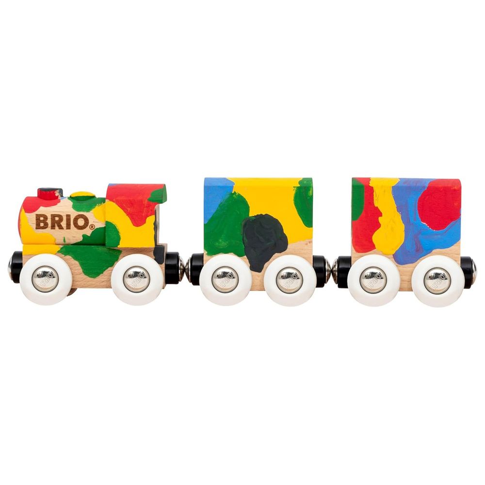 Brio - Paint Train Playset - Multicolor - 9 Pcs