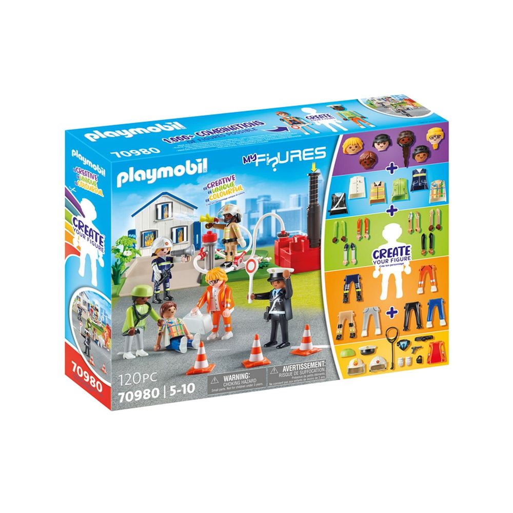 Playmobil - My Figures Rescue Mission Playset - 120 Pcs