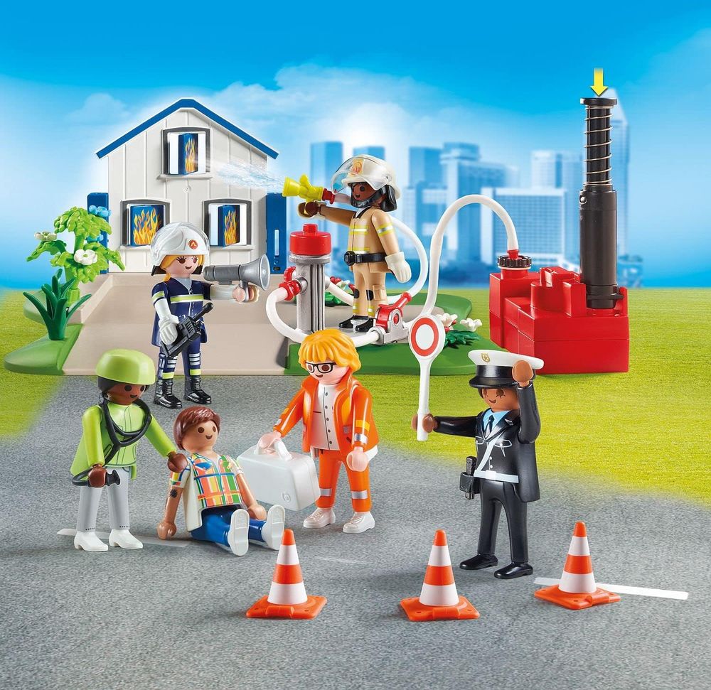 Playmobil - My Figures Rescue Mission Playset - 120 Pcs