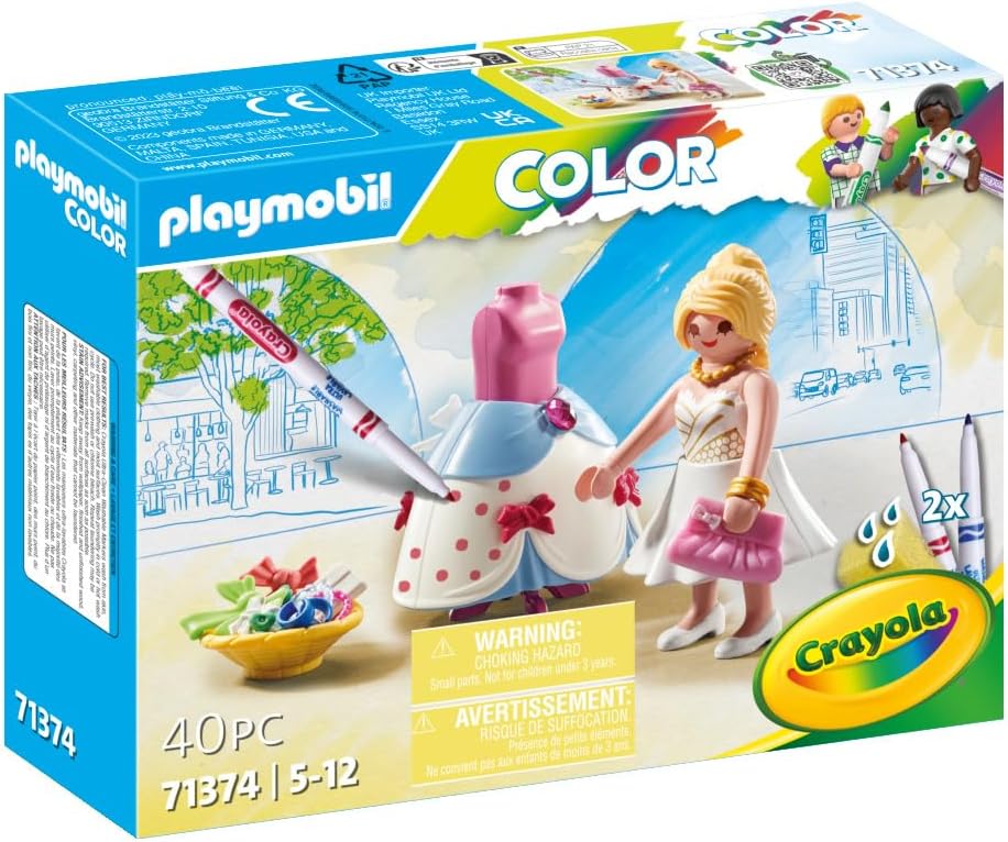 Playmobil - Color Fashion Playset - Show Designer - 40 Pcs