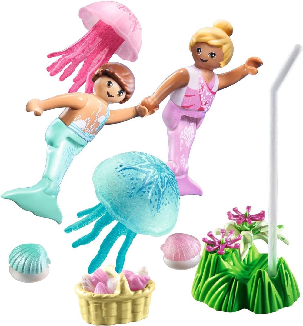 Playmobil - Mermaid Kids Jellyfish Playset - 30 Pcs