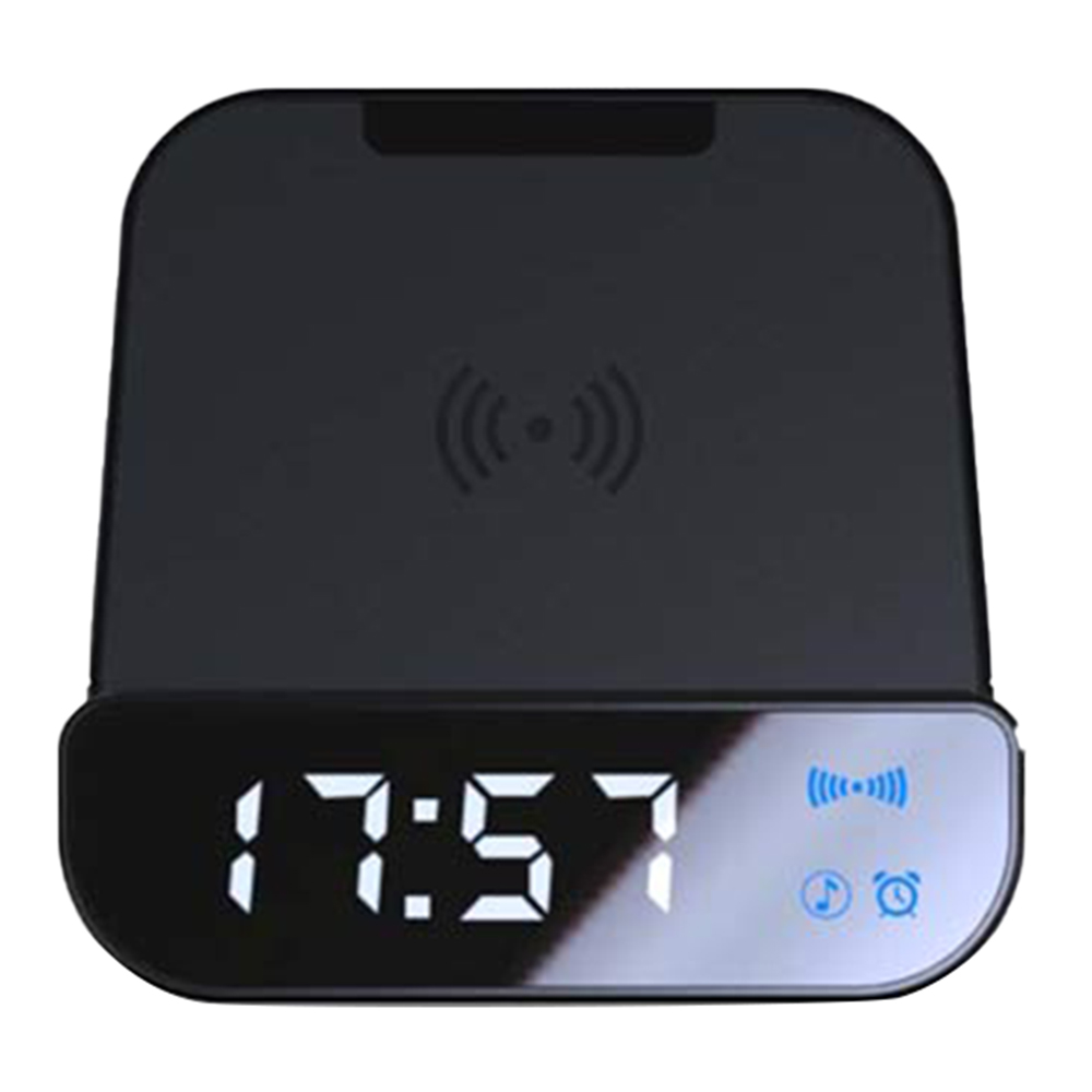 Memorii - 5-in-1 Somoto Wireless Speaker & Charger With Clock - Black