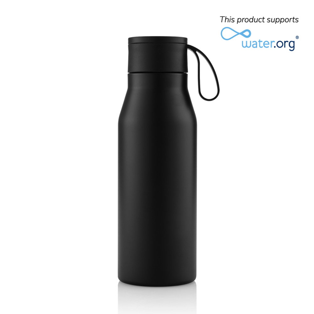 Hans Larsen - R - Nebra Stainless Steel Bottle - Black - 600ml