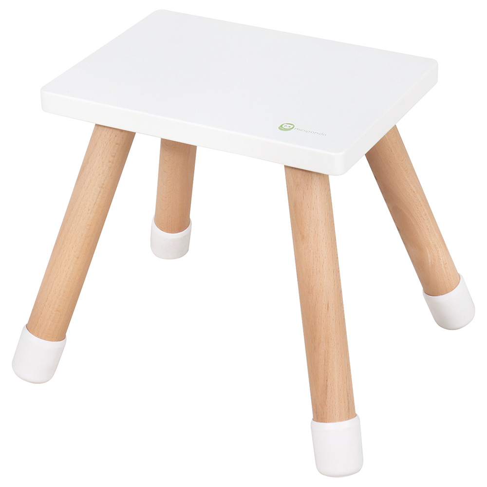 Mini Panda- Whimiswood kids Wooden Chair And Desk Set- Snowfall- 3 Pcs