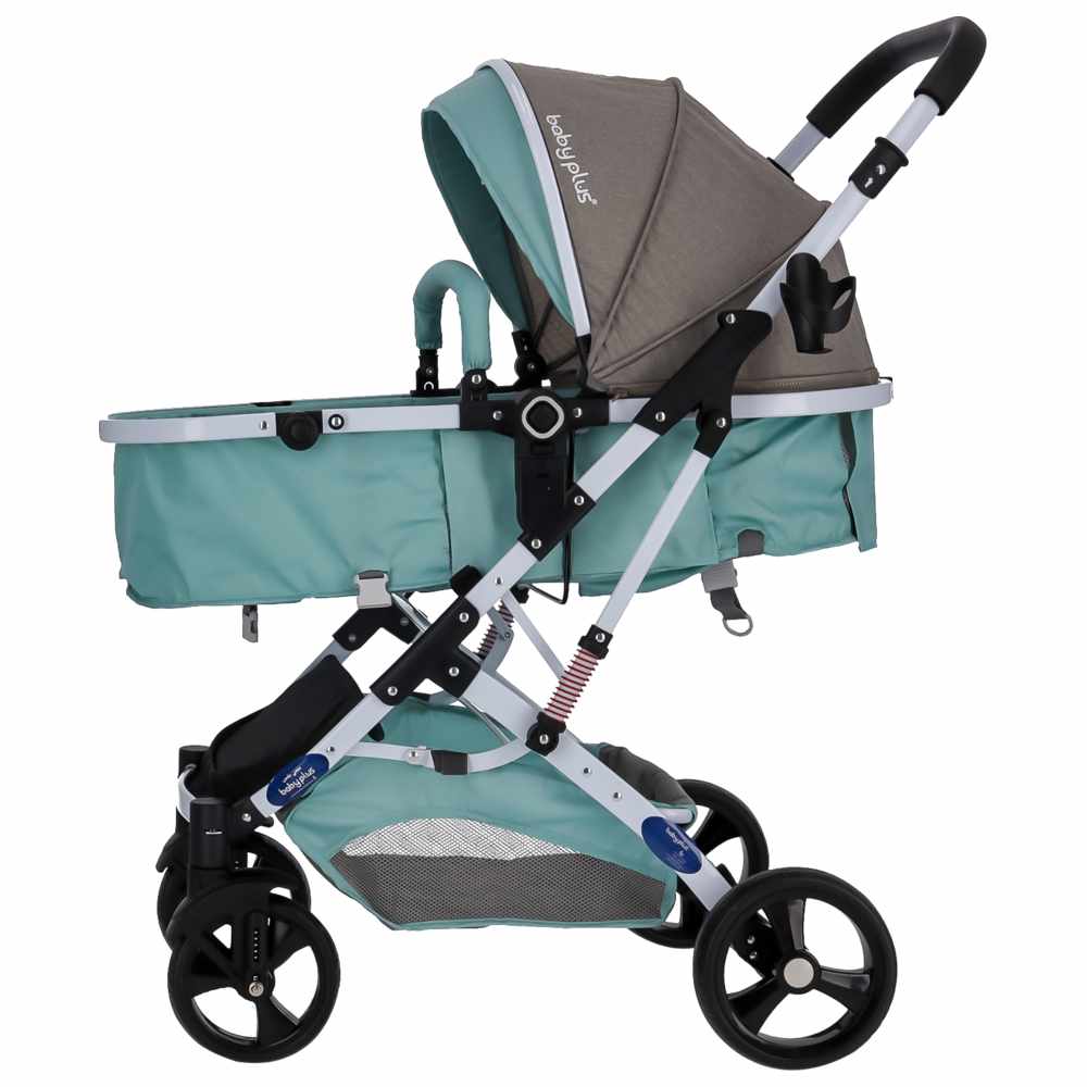 Baby Plus - Multifunctional Luxury Foldable Lightweight Baby Stroller - Green