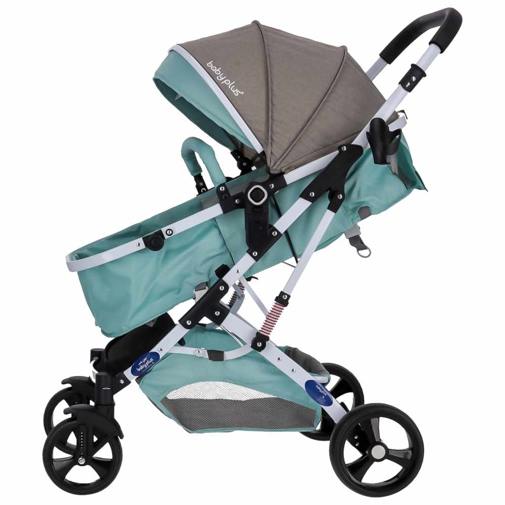 Baby Plus - Multifunctional Luxury Foldable Lightweight Baby Stroller - Green