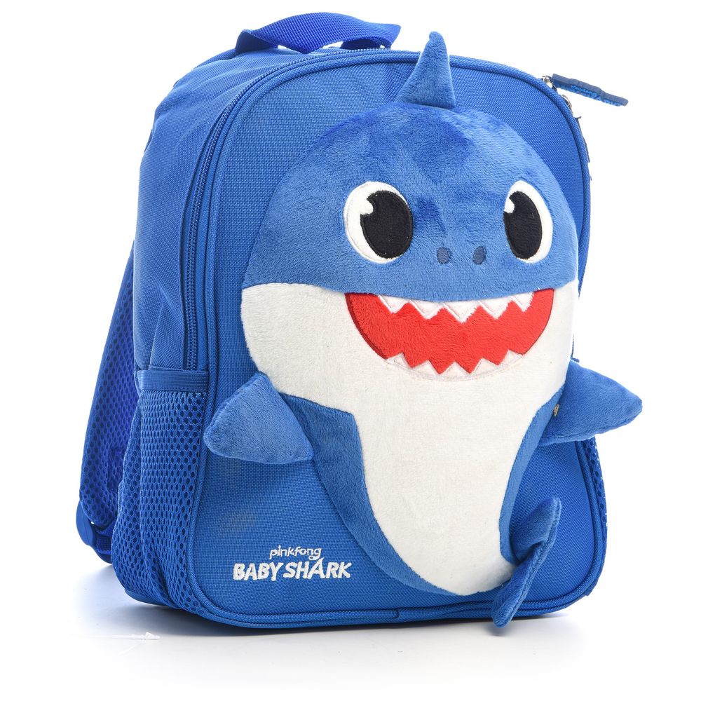 هوليوود ماجيك - شنطة ظهر ومقلمة بيبي شارك - 12 إنش - أزرق