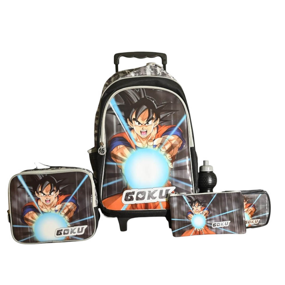 Hollywood Magic - Dragon Ball 5-In-1 Trolleybag With Lunchbag, Pencilcase, Lunchbox And Water Bottle