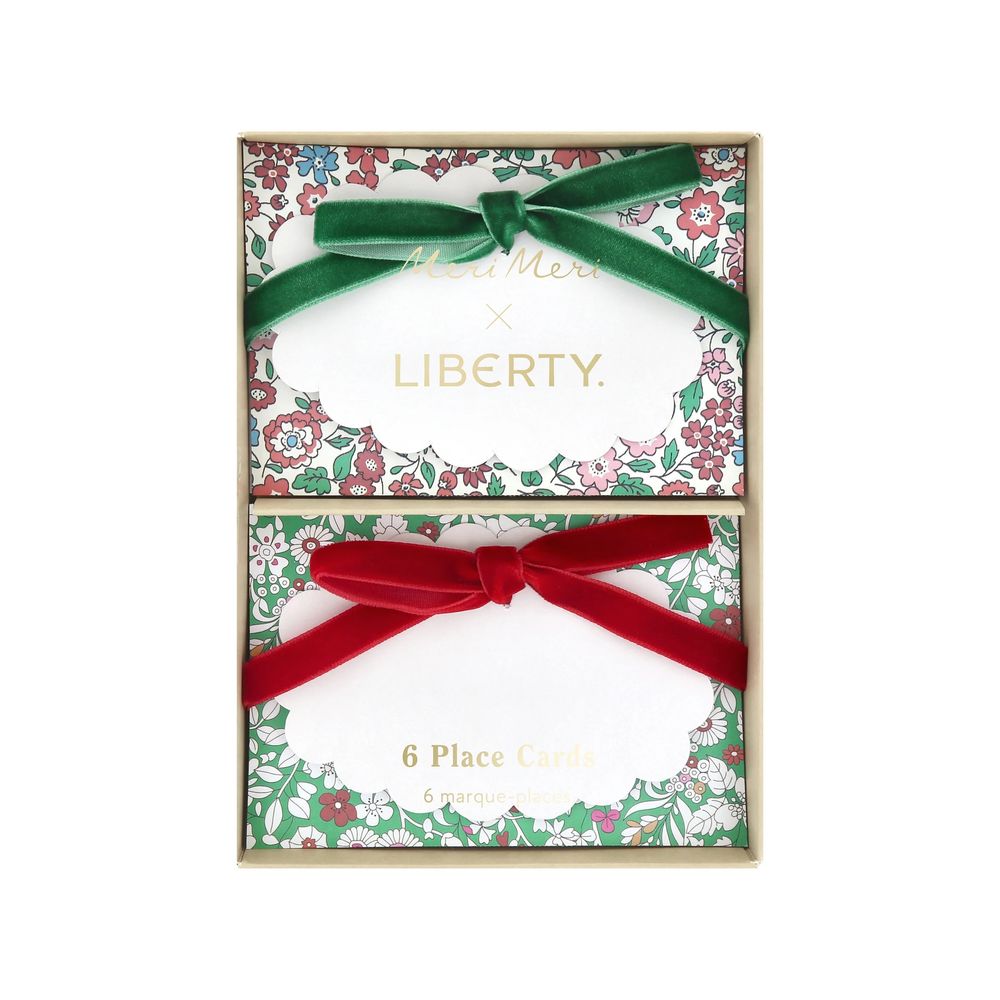 Meri Meri - Liberty Winter Place Cards - Multicolor - 6 Pcs