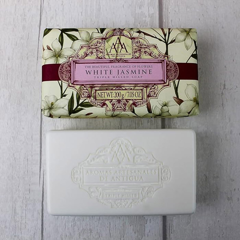 Aromas Artesanales De Antigua - Triple Milled Soap - White Jasmine - 200 g 