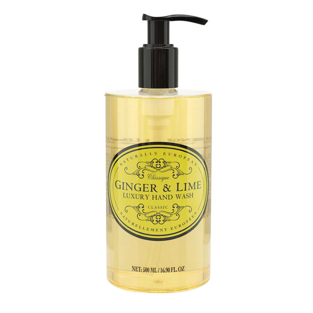 Naturally European - Hand Wash Bottle - Ginger And Lime - 500 ml