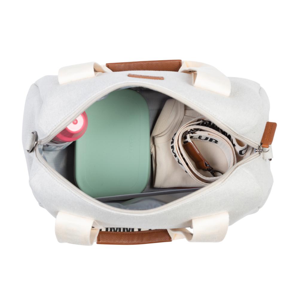 Childhome - Mommy Club Signature Diaper Bag - Off White