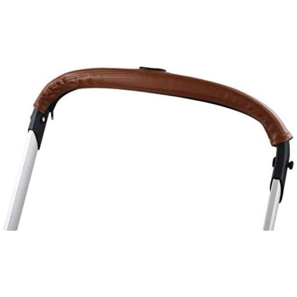 دونا - غطاء لمقود عربة الاطفال او كرسي السيارة للأطفال فقط - جلد بني