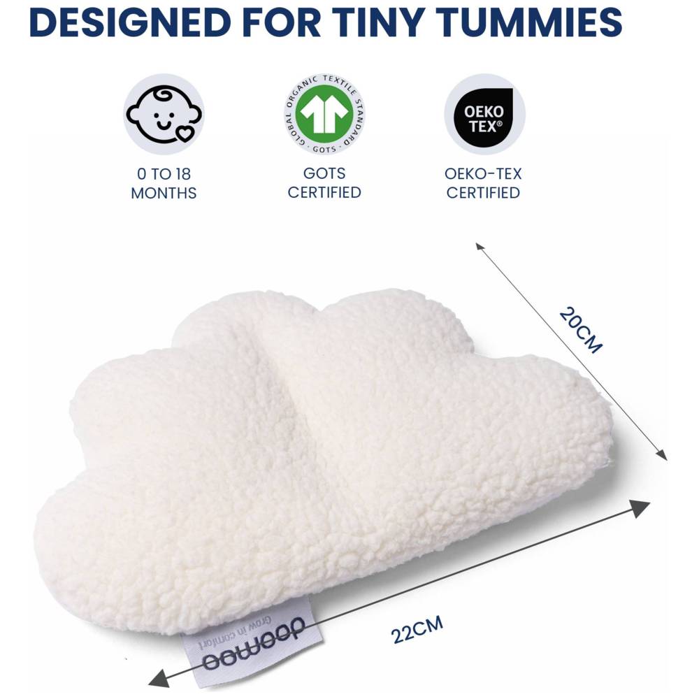 Doomoo Snoogy Cloudy Cramp Reliever Pad - White