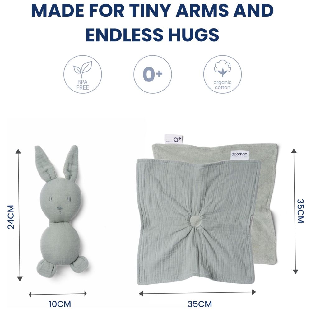 Doomoo - You And Me Comforter Cloth - Green