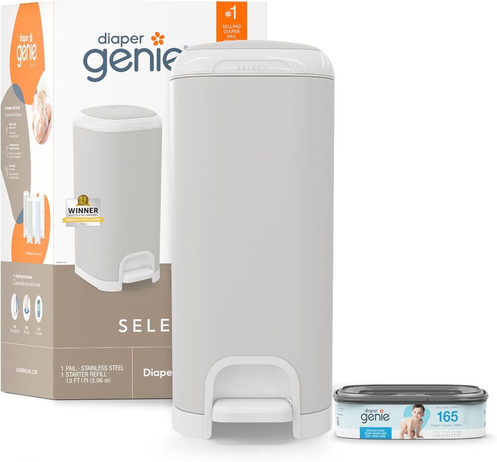 Diaper Genie - Select Stainless Steel Diaper Pail