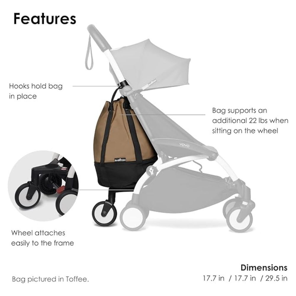 Stokke - YOYO 3- Bag Stroller Organizer Kit Only - Black