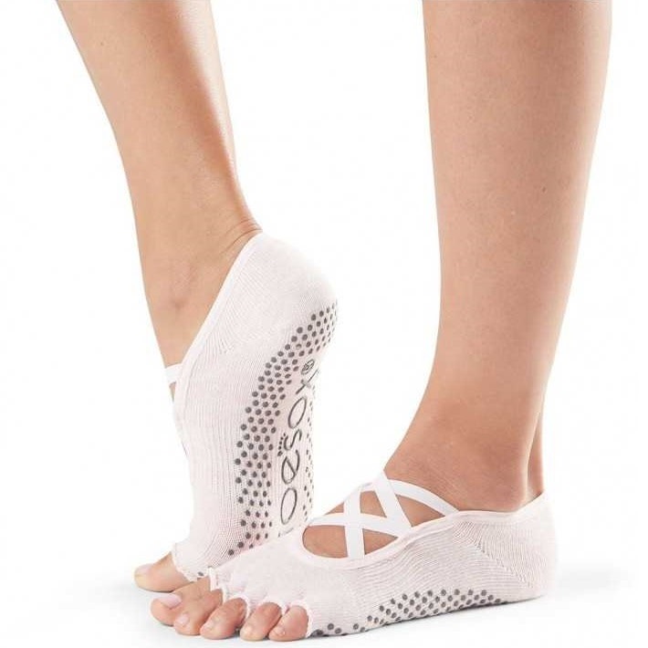 Toesox - Elle Half Toe Ballet Socks - Pink