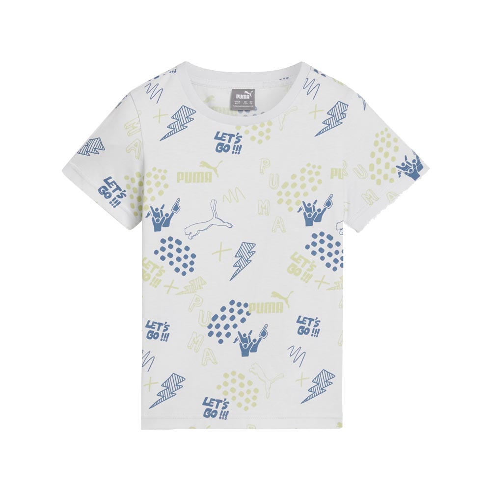 بوما - تيشيرت بطبعة بالكامل - سلفر ميست