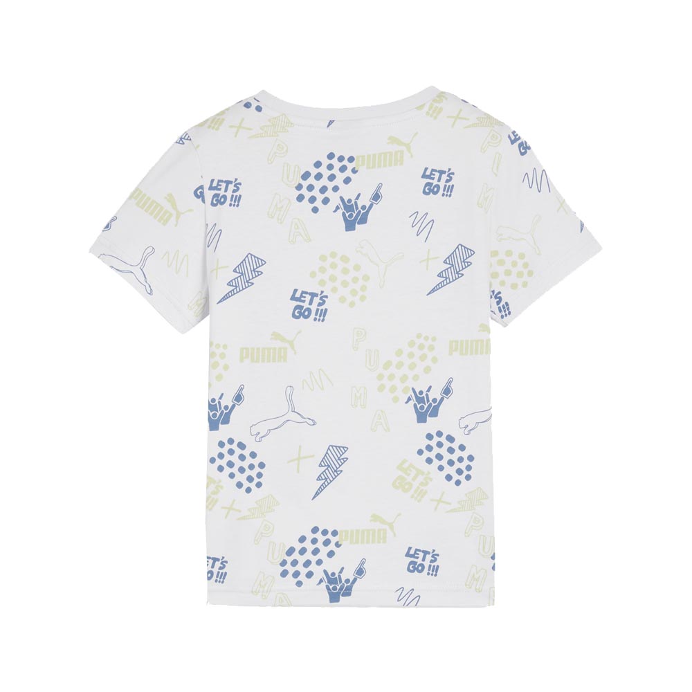 بوما - تيشيرت بطبعة بالكامل - سلفر ميست