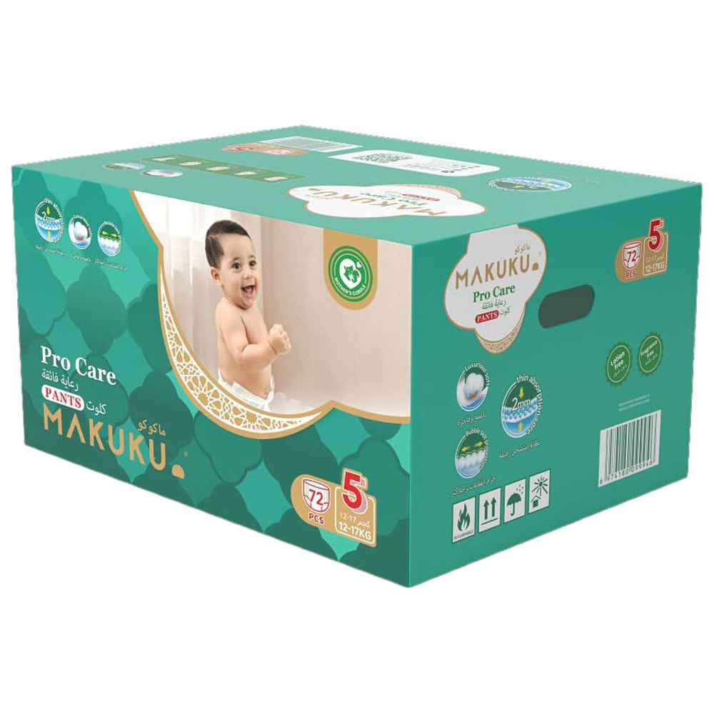 Makuku - Premium Diapers Procare Pants S5 - XL - 12-17Kg - 72pcs