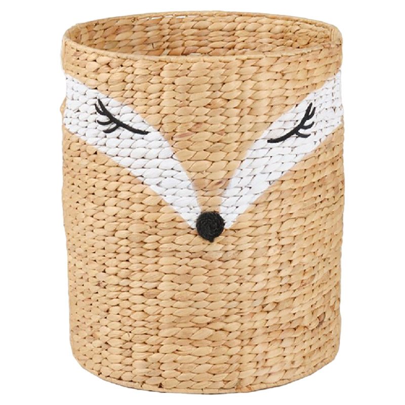 Homesmiths - Water Hyacinth Laundry Hamper Fox Shape - 38 X 38 X 59cm