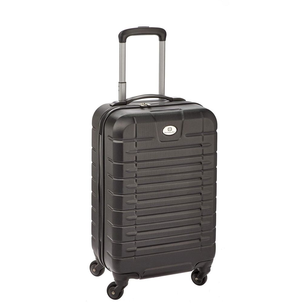 Outbound Hardside Spinner Carry-On Luggage Bag - Black - 20-Inch