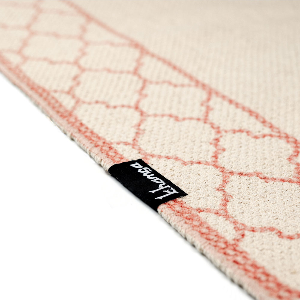 Khamsa Arabic Style Zahri Prayer Mat For Children 100% Cotton - Pink