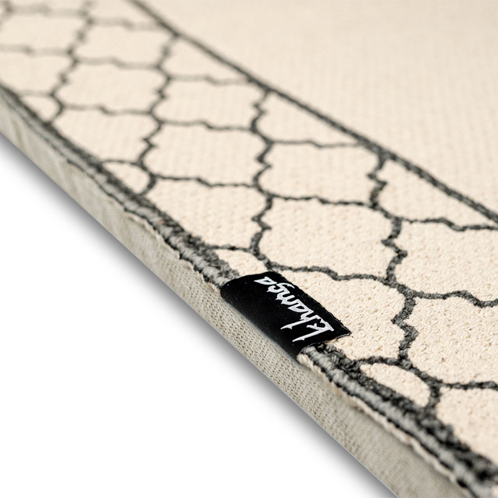 Khamsa Ramadi Prayer Mat With Added Foam Padding For Children - Grey