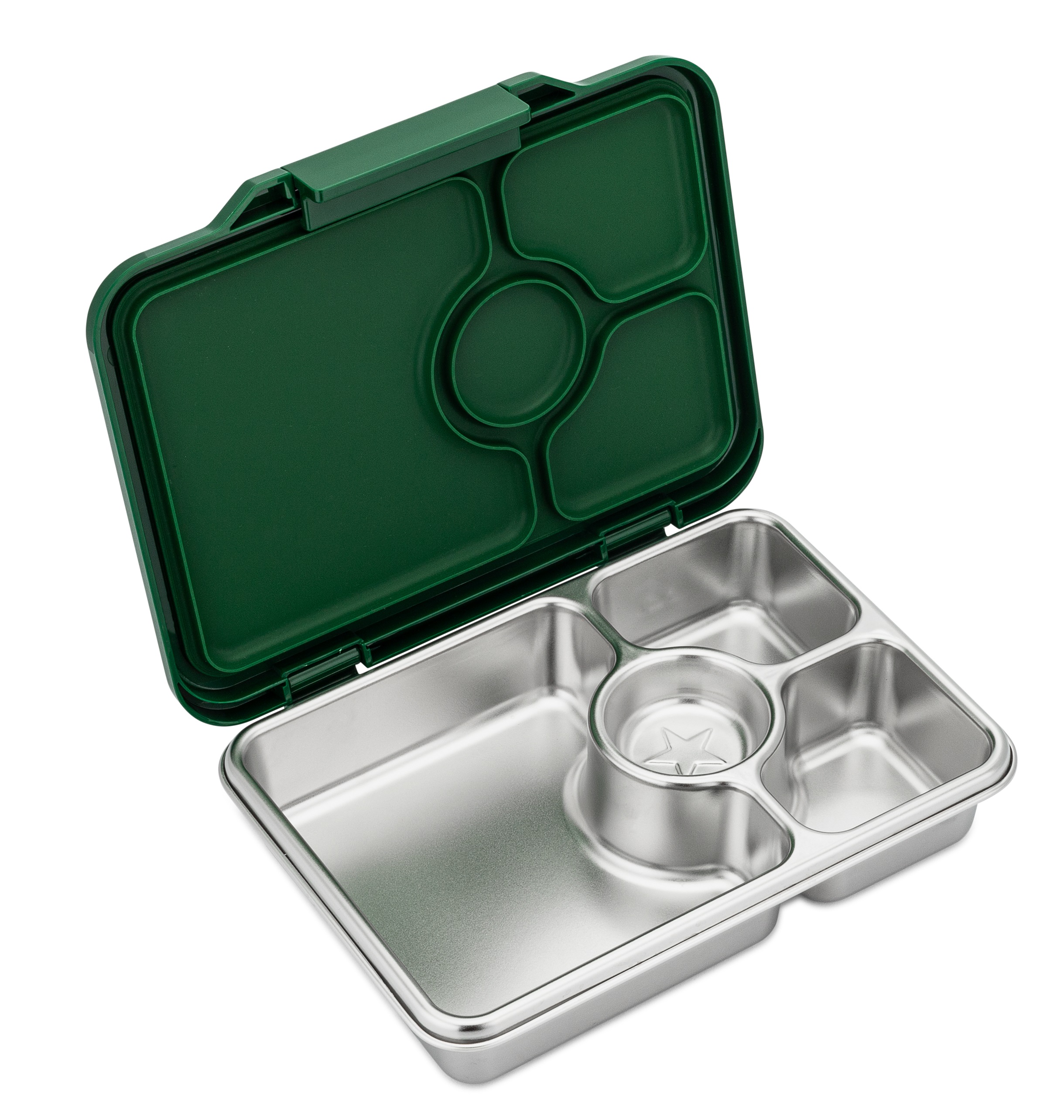 يمبوكس - صندوق غداء بينتو بريت بأربعة أقسام - أخضر دبلن