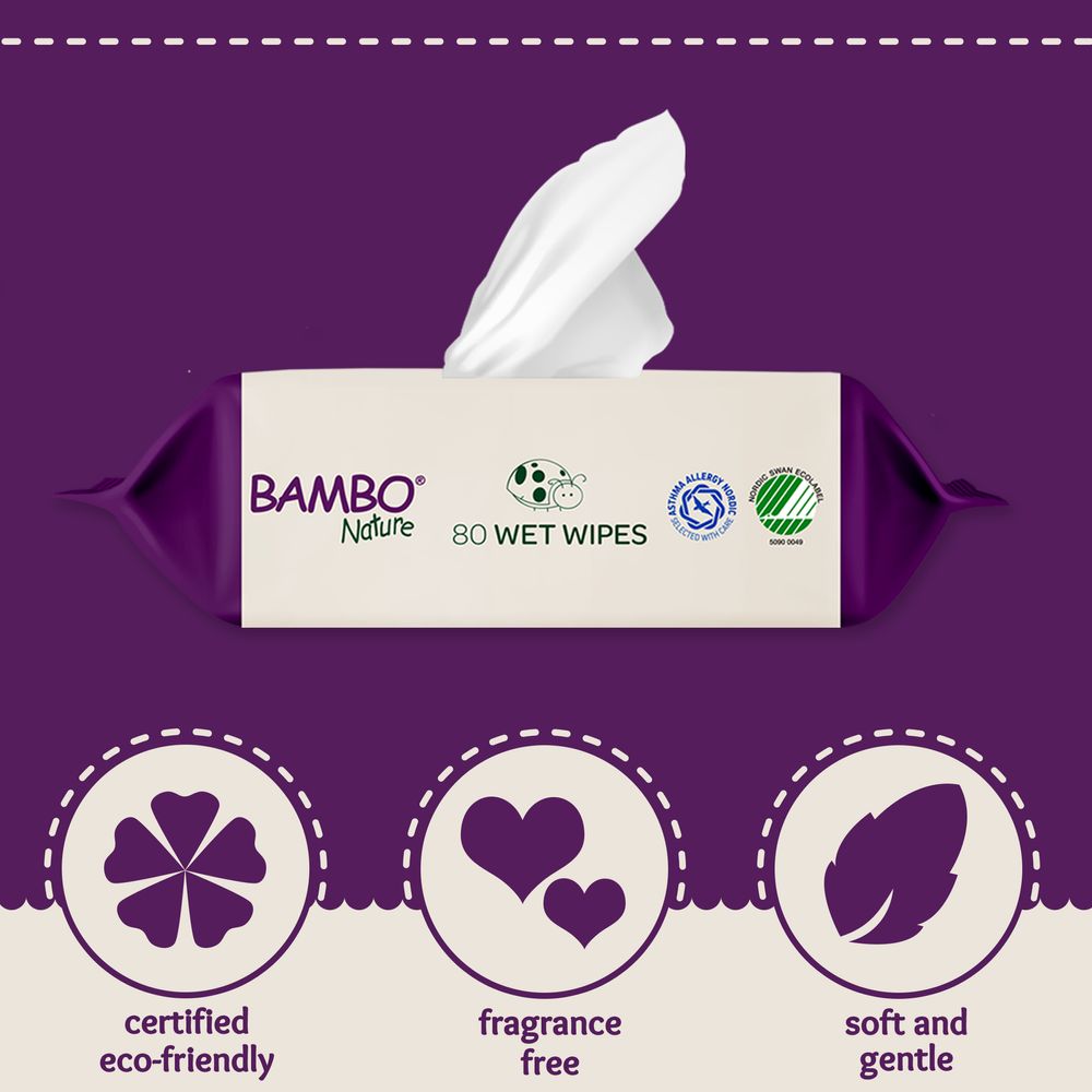 Bambo Nature - Eco-friendly Diapers - Size 5, 12-18kg, 50pcs - Pack Of 3