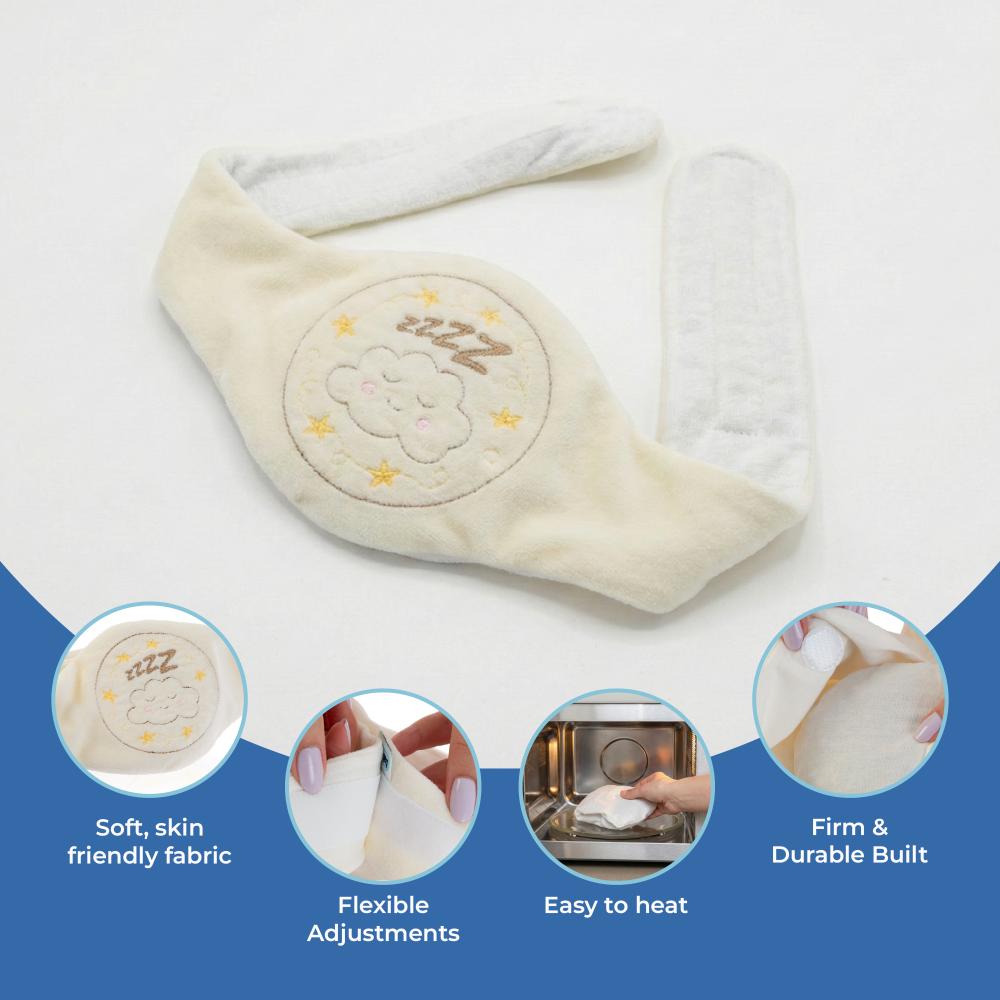 Babyjem - Baby Colic Relief Belt with Natural Cherry Seeds - Ecru